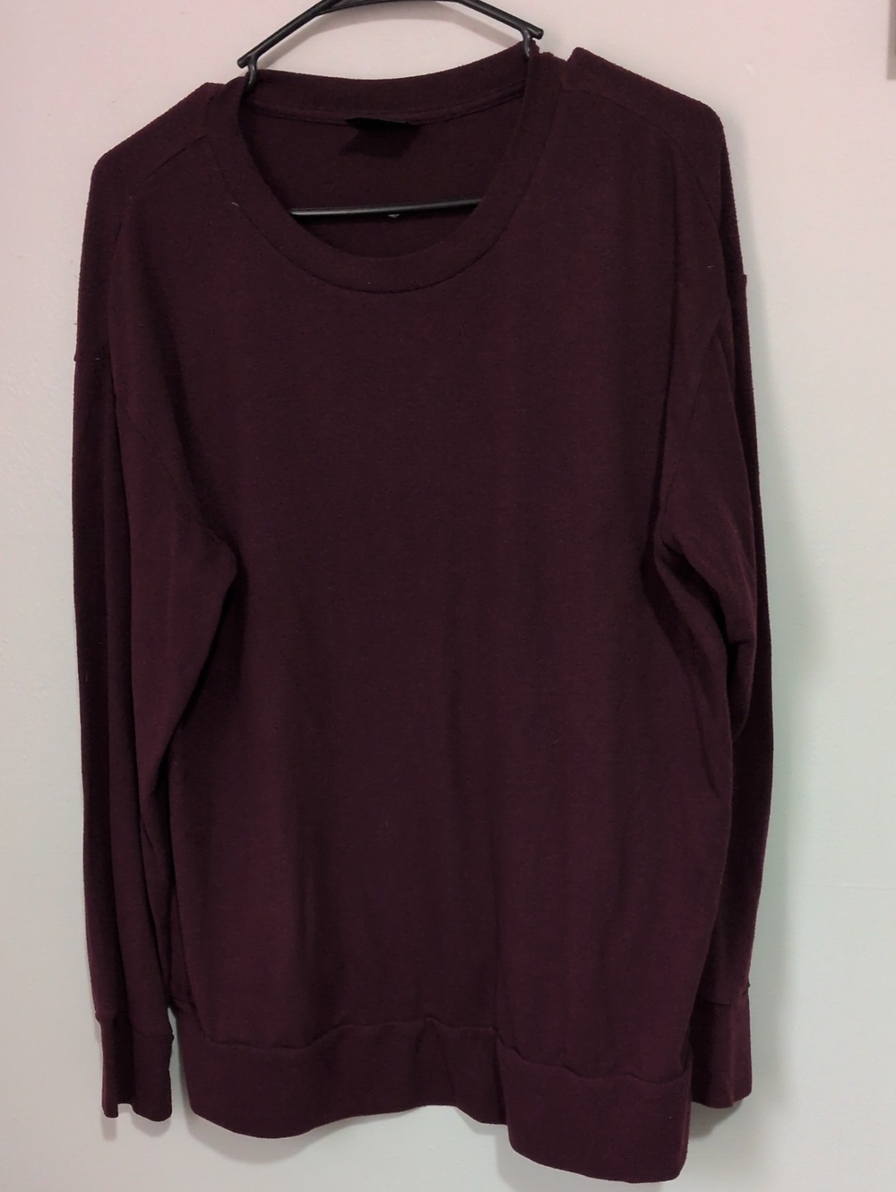 32 Degrees Women's Crewneck Sweater in Plum Wine